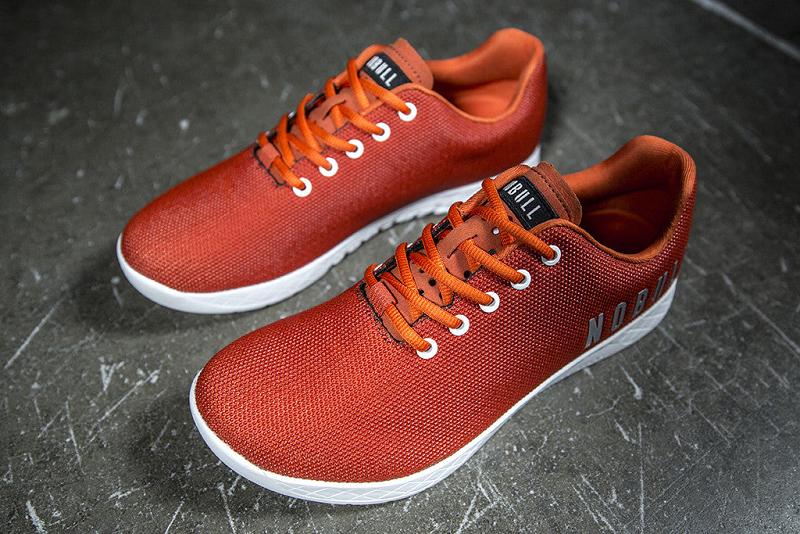 Nobull Burnt Orange Men's Trainers Orange | USA T1241C